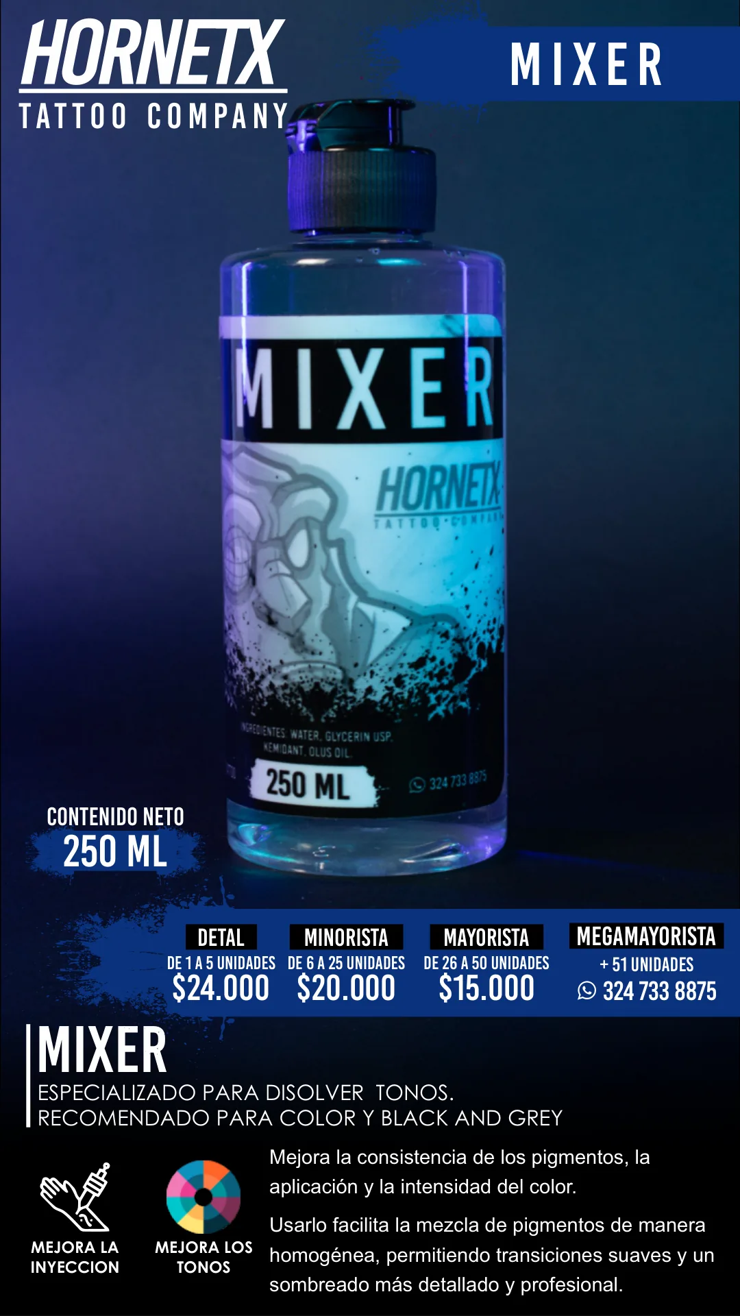 Catálogo HornetX — Mixer