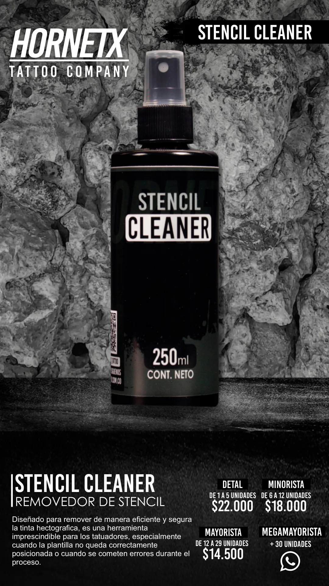 Catálogo HornetX — Stencil Cleaner